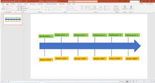 Holen sie sich die fertige vorlage plus 2 varianten. Zeitstrahl In Powerpoint Erstellen Anleitung Vorlage Zum Download