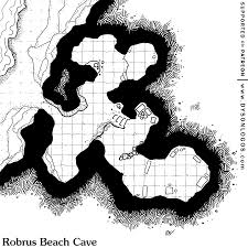 Robrus Beach Cave Dyson Logos On Patreon Dungeons And Dragons Cartography Map