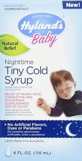 Homeopathic hyland's baby nighttime mucus & cold relief, 4oz. Buy Baby Cough Syrup Nighttime Infant Cough Medicine Hyland S Natural Relief Of Runny Nose Congestion And Occasional Sleeplessness Due To Colds 4 Ounces Online In Indonesia B01341pmp4
