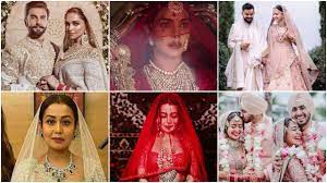 Yesterday, the couple tied the knot in. Netizens Troll Neha Kakkar For Copying Priyanka Chopra Deepika Padukone Anushka Sharma S Wedding Looks