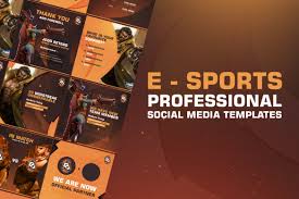 Or you can check our post best free website builders and choose free website builder for creation of your free sport website. E Sports Social Media Template Creative Photoshop Templates Creative Market