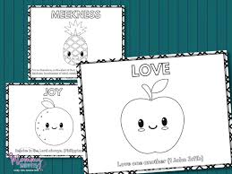 Kids are not exactly the same on the outside, but on the inside kids are a lot alike. Fruit Of The Spirit Coloring Pages Free Printable Bible Verses