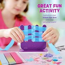 ONE TO FOUR Hair Bow Making Kit for Girls