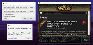 To access the wow classic ptr, just change the game version in the battle.net launcher at the bottom left of the screen. Fanmade Wow Classic Launcher Source Download Classicwhitemane