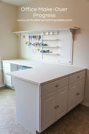 Be inspired by these craft ideas. Office Make Over Progress Craft Room Office Craft Room Design Sewing Room Design