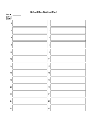 School Bus Seating Chart Template Edit Fill Sign Online