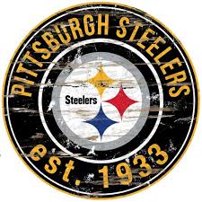 The steelers are holding their last practice open to the public at heinz field before the hall of fame game. Adventure Furniture 24 Nfl Pittsburgh Steelers Round Distressed Sign N0659 Pit The Home Depot
