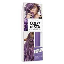 L Oreal Paris Colorista Semi Permanent Hair Color For Light Blonde Or Bleached Hair Purple Light Hair Color Bleached Hair Semi Permanent Hair Color