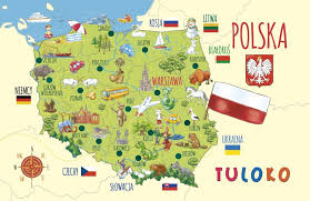 Map Of Poland Poland Culture Poland Symbols Poland Map