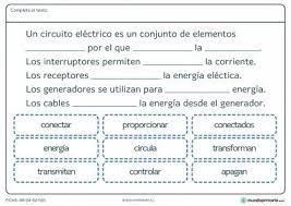 Se manifiesta en una gran variedad de fenómenos como los rayos, la electricidad estática, la inducción electromagnética o el flujo de corriente eléctrica. Fichas Para Imprimir Para Ninos De Primaria La Electricidad Para Ninos Circuito Electrico Ciencias Naturales