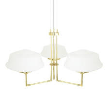 The Nairobi Modern Chandelier With Three Schoolhouse Glass Lamp Shades Modern Chandelier Chandelier Glass Lamp Shade