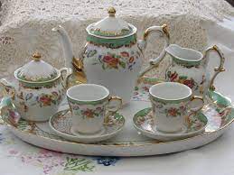 Miniature Tea Set Regal Bone China Minature Tea Set Floral Tea Set In 2021 Miniature Tea Set Bone China Tea Set Tea Set