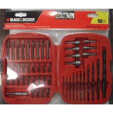 Black And Decker Grill Black Decker 71 950 50pc Drilling And Screwdriving Set Drill Decker