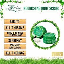 #3 cara hilangkan parut dengan lidah buaya. Fateha Fatin Scrub Marine Essence