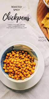 Healthy Spicy Roasted Chickpeas Are The Best The Tortilla Channel Recipe Spicy Roasted Roasted Chickpeas Roasted Chickpeas Spicy
