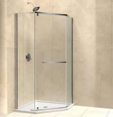Neo Angle 34 X 34 X72 Dreamline Prism 3 8 Corner Shower Frameless Enclosure Neo Angle Shower Shower Enclosure Neo Angle Shower Enclosures