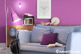 Oleh karena itu, jika menggunakan warna cat rumah ungu tua, ruangan di rumahmu akan terkesan glamor dan mampu memberikan ketenangan sekaligus. Inspirasi Interior Rumah Warna Ungu Lagi Ngetren Di Seluruh Dunia Rumah123 Com