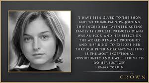 The actress talks experiencing the diana fandom and that tense it all started to sink in when the first trailer dropped. The Crown On Twitter Emma Corrin Will Play Lady Diana Spencer In The Crown Season Four Filming Will Begin Later This Year