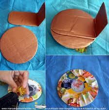 Los mejores regalos para padres y el día del padre. Portarretrato Con Cd Para Regalar A Papa Manualidades Infantiles
