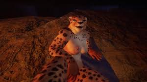 Wild Life Furry Zuri Cheetah Fucks Max 3D Scene