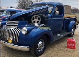 Image result for Blue 1946 Truck