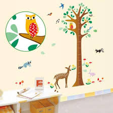 Deer Height Chart Wall Stickers Aw9149