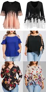 Rosegal Plus Size Blouses Spring Summer Outfits For Women Plus Size Blouses Clothes For Women Fashion