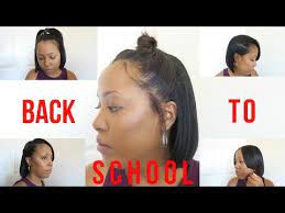 Youtube Short Relaxed Hairstyles Relaxed Hair Natural Hair Styles