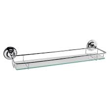 Choose from a wide range of designs including. Hudson Reed Traditional Chrome Glass Gallery Shelf Lh305 At Victorian Plumbing Uk