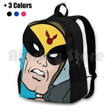 Harvey Birdman Outdoor Hiking Backpack Waterproof Camping Travel Havey Bird  Man Birdman Funny