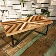 Hardwood Lath Board Table With Cherry Maple And Walnut Diy Farmhouse Coffee Table Coffee Table Coffee Table Farmhouse