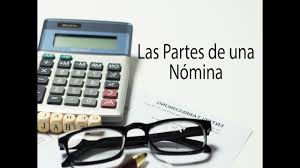 Resultado de imagen para partes de la nomina