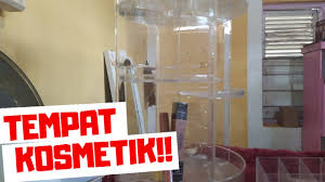 Selain lemari atau rak dapur, kini tersedia rak vertikal untuk menyimpan panci dan wajan. Cara Pasang Rak Kosmetik Putar Tutorial 1 Youtube