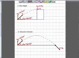 Physics 2d Kinematics Projectile Motion Scenarios Projectile Motion Physics Physics Lessons