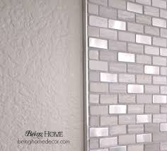 Super Simple Diy Tile Backsplash Diy Tile Backsplash Diy Tile Metallic Backsplash