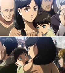 Eren And His Mother They Re So Sweet Aot Attack On Titan Anime Attack On Titan Ships Anime Ereri manga anime attack on titan fanart attack on titan levi levihan fan art anime titans pictures. pinterest