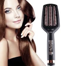 Bio Ionic Curling Iron 1 25 Reviews Deogra Ionic Hair Straightener Brush Ceramic Ptc Heating Straightening Brush Anti Scalding Smooth And Shin Hair Brush Straightener Hair Straightener Hair Shine