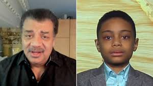 Child genius gets advice from astrophysicist Neil DeGrasse Tyson