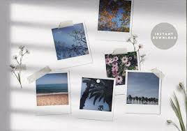  Summer Printable Polaroid Prints Instant Download Set Of 6 Prints Aesthetic Room Decor Aesthetic Polaroids Polar Gallery Wall Set Gallery Wall Prints