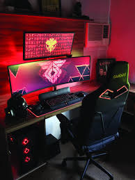 Gaming Computer Desk Dova Home Computer Gaming Room Gaming Computer Desk Game Room Design
