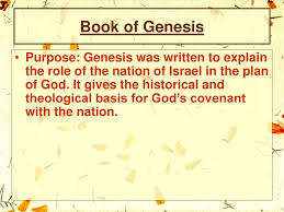 The bible itself in the old testament and new testament has credited moses for writing the first five books of the bible. Old Testament Survey The Book Of Genesis Ppt Download
