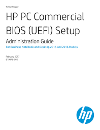 This hp hardware diagnostics tool helps you test the main pc components even when you can't access the. Hp Pc Commercial Bios Uefi Setup 3 F10 Main Menu