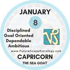 August 12 zodiac people are attractive and rebellious. January 8 Birthday Personality Zodiac Sign Compatibility Ruling Planet Element Health And Advice Futurescope