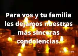 Doy a las familias de las víctimas mis más sinceras condolencias, dijo la eurodiputada socialista véronique de keyser, vicepresidenta del grupo s&d. Frases De Luto Y Pesame Para Dar Condolencias A Un Amigo O Familiar