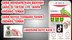 Trik nuyul apk tiktok lite ini sangatlah mudah alias gampang banget, kamu akan langsung mendapatkan uang jutaan rupiah dalam sehari. Cara Mendapatkan Banyak Uang Di Tiktok Lite Tanpa Undang Teman Cara Nuyul Terbaru Tiktok Lite Youtube