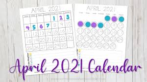 The free, printable calendar for 2021 from landeelu is sure to keep you organized this year. April 2021 Printable Calendars Confessions Of A Homeschooler