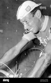 Picture of cyclist Black and White Stock Photos & Images