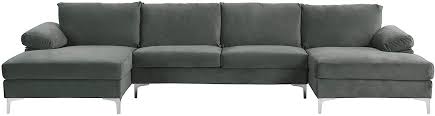 Shop our amazing selections of furniture and sets today only at rooms to go. Buy Casa Andreamilano Modern Large Velvet Fabric U Shape Sectional Sofa Double Extra Wide Chaise Lounge Couch Dark Grey Online In Vietnam B097ntwmvc