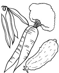 This crunchy, refreshing and smelling fresh fruit is so loved by both children and adults! Cucumber And Carrots Prinbtable Coloring Pages For Children Coloring Home