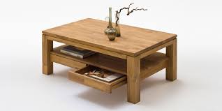 Couchtisch Gordon Mit Schublade Massivholz Eiche Buche Couchtisch Wohnzimmertisch Couchtisch Wildeiche